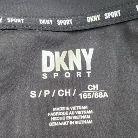 DKNY Compression Full Zip Jacket in Black - Picture 3 of 4